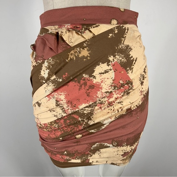 ❤️ H&M Abstract Print Women's Skirt 4 - Picture 3 of 10